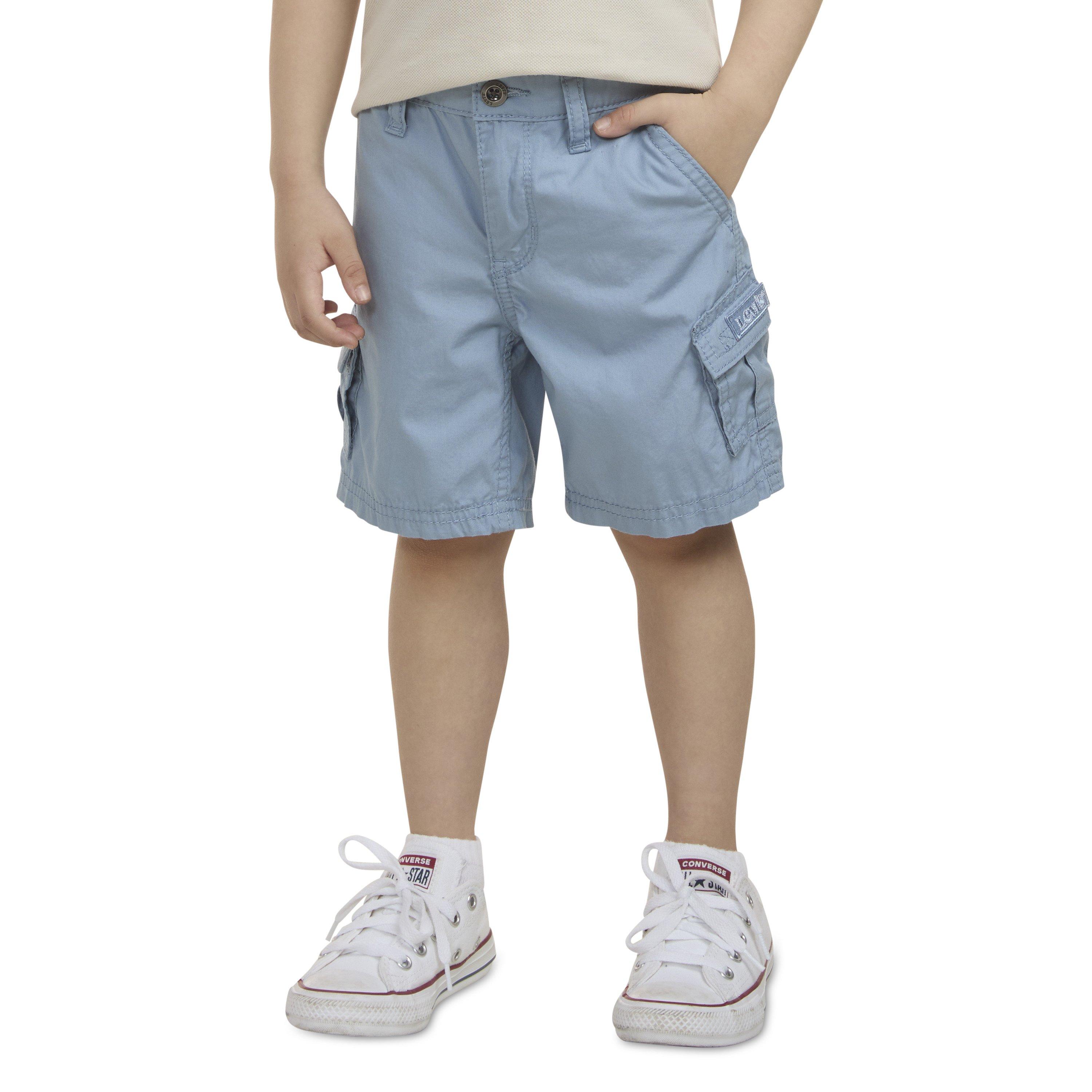 Levi's Red Tab Relaxed Toddler Boys' Lt Blue Cargo Shorts - LT BLUE